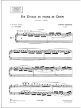 6 études en forme de canon Opus 56. 2 Pianos. - SCHUMANN - Partition